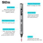 Electric Mini Engraving Pen with 42 Bits