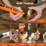 HARDELL Mini Cordless Rotary Tool with Case