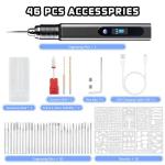 Cordless Engraving Pen Kit with 33 Bits