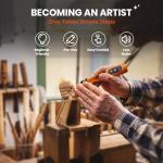 HARDELL Mini Cordless Rotary Tool Kit with Accessories