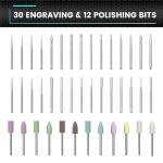 Electric Mini Engraving Pen with 42 Bits