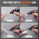 Katerk Mini Cordless Rotary Tool Kit with 70 Accessories