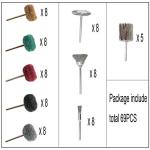 69-Piece Buffing and Polishing Wheel Set