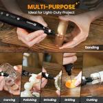 HARDELL Mini Cordless Rotary Tool with 69 Accessories