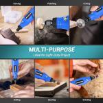 Cordless Rotary Tool Kit with 70 Accessories