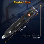 186-Piece Mini Corded Rotary Tool Kit