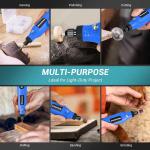 Cordless Rotary Tool Kit with 70 Accessories