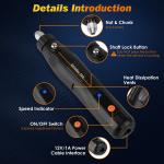 186-Piece Mini Corded Rotary Tool Kit