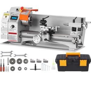 7''x16'' Mini Metal Lathe with Adjustable RPM