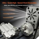 Compact Metal Lathe for DIY Woodworking Projects