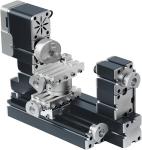 60W Mini Metal DIY 4-Axis Lathe Tool