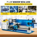 VEVOR 550W Mini Metal Lathe with Variable Speed