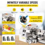 8" x 14" Variable Speed Mini Metal Lathe