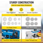 Mini Metal Lathe with Variable Speed and Lamp
