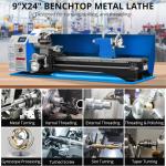 Compact Metal Lathe - 8"x30" with Variable Speed
