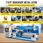 Mini Precision Wood Lathe - 550W Bench Tool