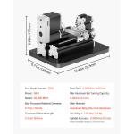 Compact Metal Lathe Machine for Precision Crafting