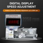 CREWORKS 8"x16" Mini Metal Lathe Tool Bundle