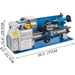 Mini Metal Lathe with Variable Speed and Lamp