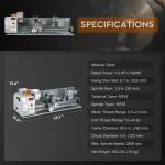 Compact 9x30" Mini Metal Lathe with LCD Display