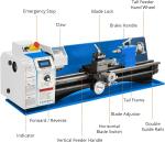 Compact Metal Lathe - 8"x30" with Variable Speed