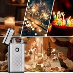 USB Rechargeable Plasma Dual Arc Electric Lighter