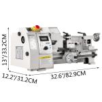 Uimoso Mini Metal Lathe - 8"x14", 600W