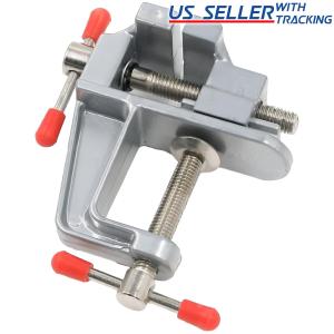 Mini Bench Vise with Swivel Lock Clamp