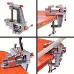 Compact Bench Vise for Precision Crafting
