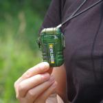 Rechargeable Flameless Lighter - Waterproof Camo Design