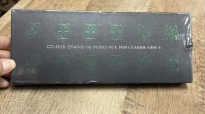 Mini-Saber Gen 1 Color Changing Insert - Green