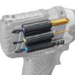 Hacksmith Drill Bit Holder with Adhesive – 10 Slots