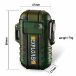 Rechargeable Flameless Lighter - Waterproof Camo Design