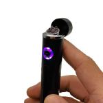 USB Rechargeable Dual Arc Plasma Lighter in Black