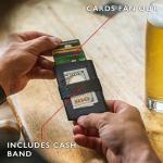 Slim RFID Blocking Wallet for Men with Money Clip