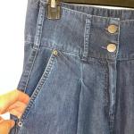 Women's Blue Wide Leg Denim Jeans Size Medium