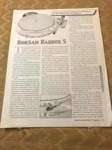 Roksan Radius 5 Review - UHF Mag Insights