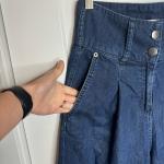 Women’s Dark Wash High Rise Wide Leg Jeans