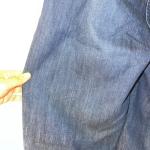 Women's Blue Wide Leg Denim Jeans Size Medium