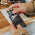 Slim RFID Blocking Wallet for Men with Money Clip
