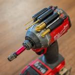 Hacksmith Drill Bit Holder with Adhesive – 10 Slots