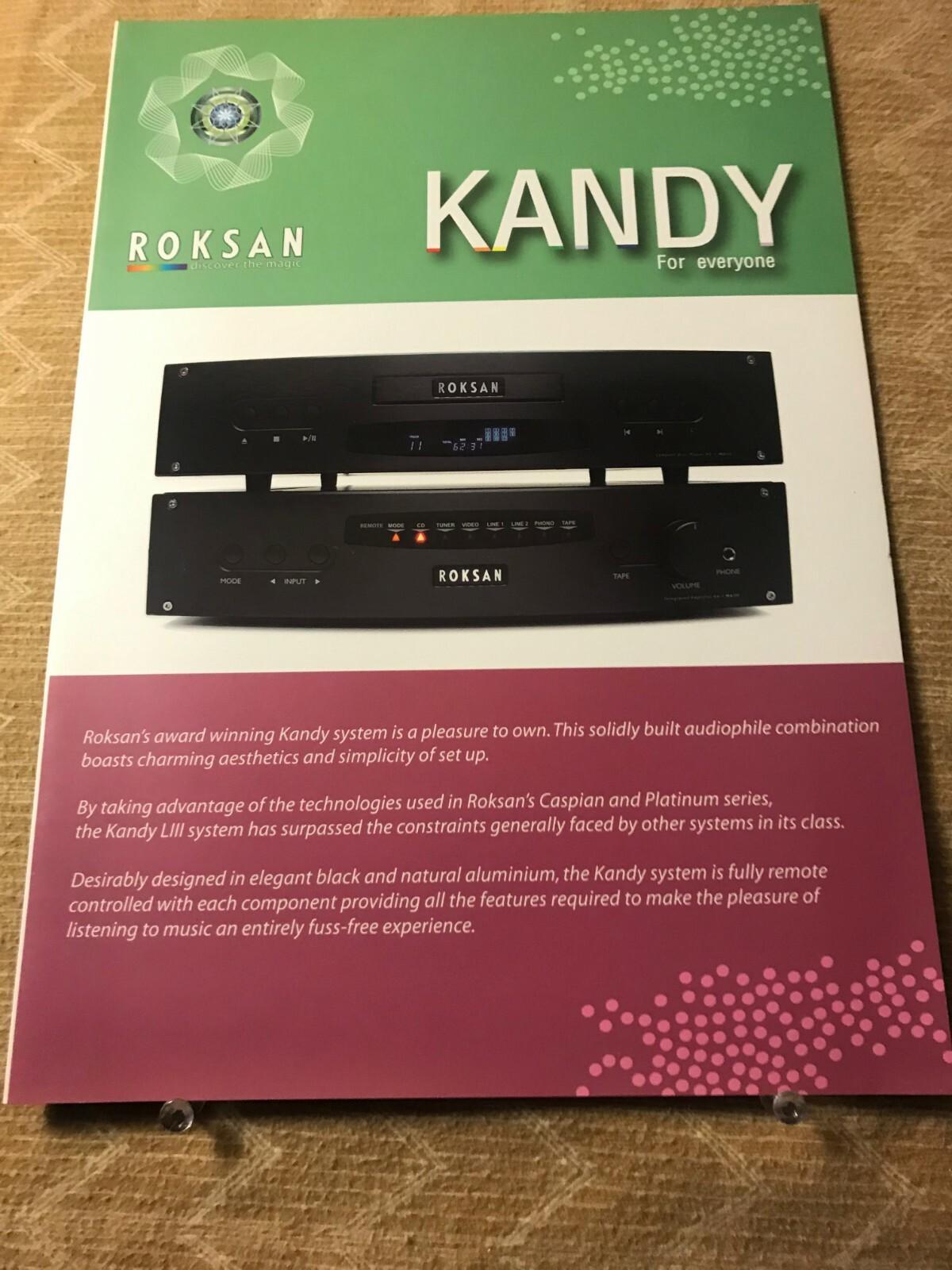 Roksan Kandy Graphic Insert D974