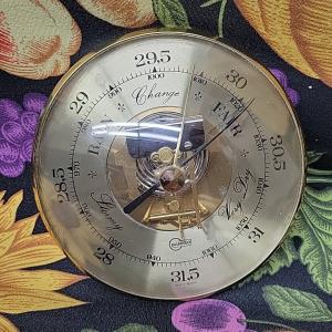 Vintage Brass Weather Station for Sea Captains