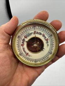 Barigo Western Germany Beveled Glass Barometer