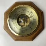 Brass Color Wall Barometer with Inch and MB Scales