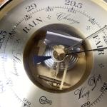 Brass Color Wall Barometer with Inch and MB Scales