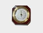 Barigo Vintage Wood and Brass Barometer