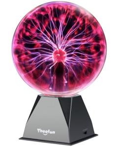 Theefun 8 Inch Touch Sensitive Plasma Globe