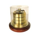 German Vintage Weather Station With Thermometer & Barometer