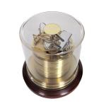 German Vintage Weather Station With Thermometer & Barometer